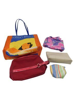 5 Estee Lauder Assorted Tote Bags Cosmetic Makeup Pouches Lot